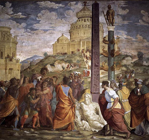 Franciabigio, Alessandro Allori, Retour de l'exil et triomphe de Cicéron, vers 1520, Toscane, villa médicéenne de Poggio a Caiano.