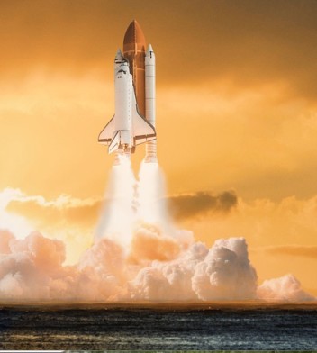 Premier vol de la navette spatiale Columbia le 12 avril 1981