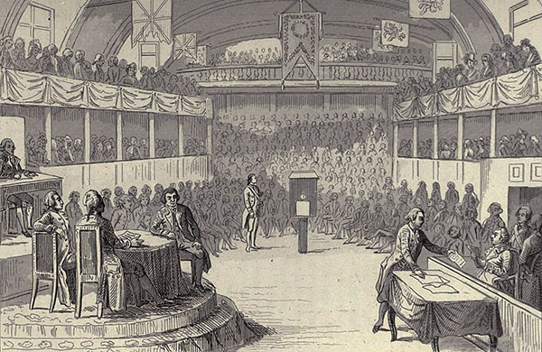 26 décembre 1792. Interrogatoire de Louis le dernier, Éléonore Sophie Rebel, XIXe siècle, in Histoire-musée de la république Française, depuis l'assemblée des notables, Paris, Delloye, 1842.