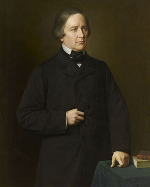 Auguste Pichon, Portrait de Charles Forbes, Comte de Montalembert, 1879. Ce tableau a été réalisé après le décès en 1870 du Comte suite à une commande du château de Versailles pour le musée de l?Histoire de France.