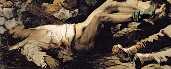 La Liberté guidant le peuple : les vaincus