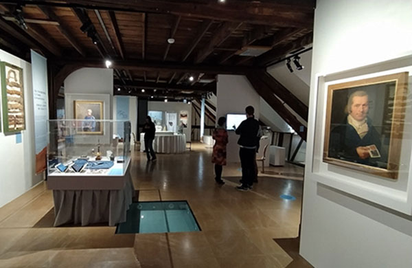 Le volet rouennais de l?exposition, dans les combles de la Corderie Vallois. (© SWG) Le volet rouennais de l?exposition, dans les combles de la Corderie Vallois. (© SWG)