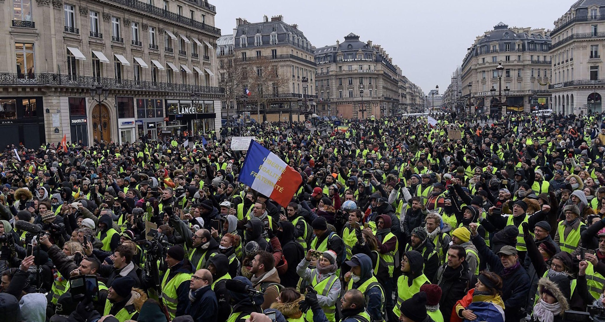 Manifestation des Gilets Jaunes en 2018 Manifestation des Gilets Jaunes en 2018