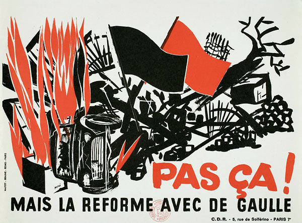 Affiche &eacute;dit&eacute;e lors des &eacute;lections l&eacute;gislatives du 1er juin 1968, Paris, BnF, Gallica.
