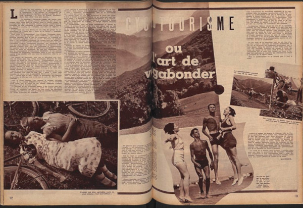 Article sur les cong&eacute;s pay&eacute;s dans le magazine Regards du 13 ao&ucirc;t 1936, Paris, BnF, Gallica.
