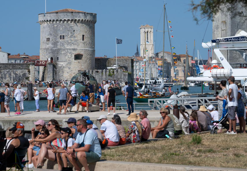 Touristes à La Rochelle, photo. © Sud-Ouest