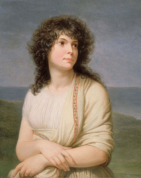 Andrea Appiani, Portrait de Madame Hamelin, née Fortunée Lormier-Lagrave, 1798, Paris, musée Carnavalet.