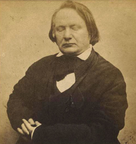 Victor Hugo écoutant Dieu (dans Profils et Grimaces, d'Auguste Vacquerie), 1853-1854, Paris, Maison de Victor Hugo.