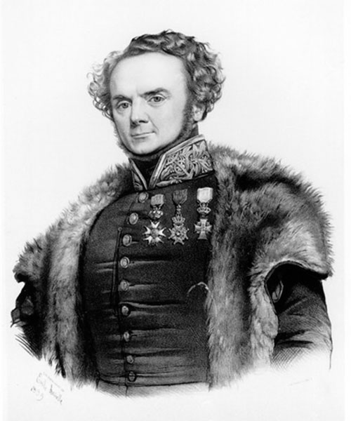 Joseph Paul Gaimard lithographié d?après nature par Emile Lassalle en 1839, in Voyage en Islande et au Groënland, Paris, 1838-1852 .