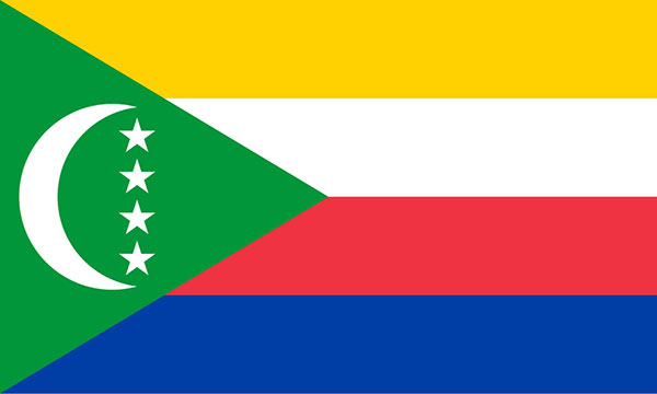 Les quatre étoiles du drapeau de l?Union des Comores, réprésentent chacune une île de l?archipel, dont Mayotte.