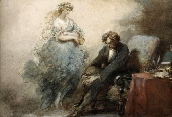 Eugène Lami, La Nuit de mai, 1881, Rueil-Malmaison, châteaux de Malmaison et Bois-Préau.