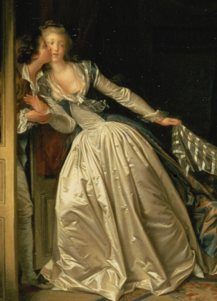 Jean-Honoré Fragonard, Le Baiser à la dérobée, 1787- 1789, Saint-Pétersourg, musée de l'Hermitage