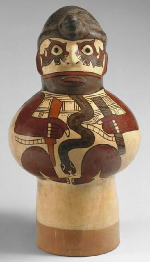 Tambour, région de Nazca, 1er siècle, New-York (NY), The Metropolitan Museum of Art.