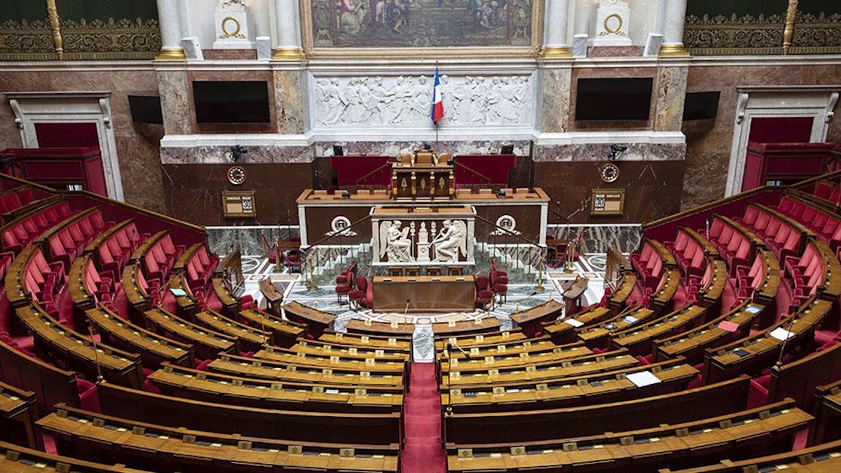 Le Palais Bourbon (Paris), si&egrave;ge de l'Assembl&eacute;e nationale