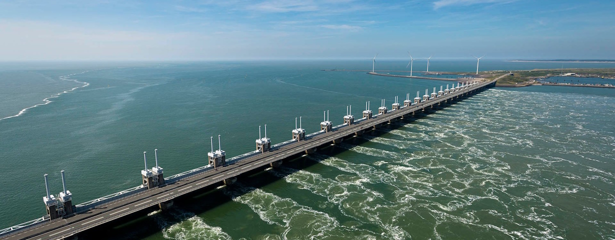 barrage anti-tempÃªte sur l'Escaut oriental