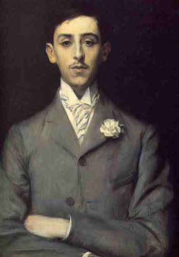 Portrait de Maurice Barr&egrave;s, Jacques-Emile Blanche, 1903. Agrandissement : Maurice Barr&egrave;s, L'Ecrivain patriote, Fran&ccedil;oise Foliot, collection particuli&egrave;re.
