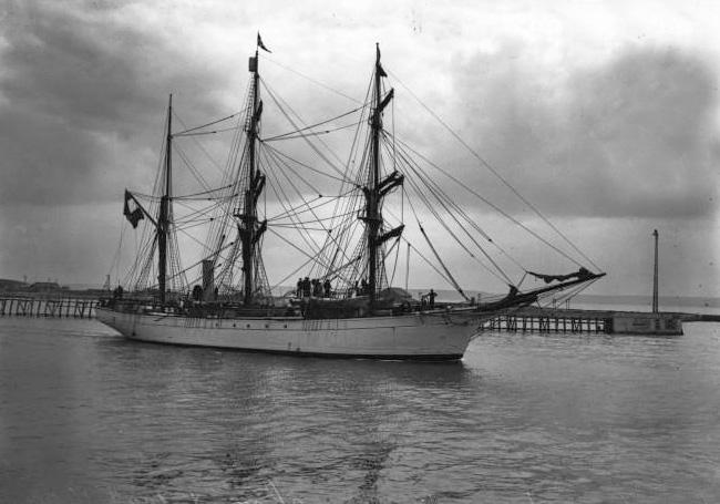 Le Pourquoi Pas? III dans le port du Havre le 15 août 1908