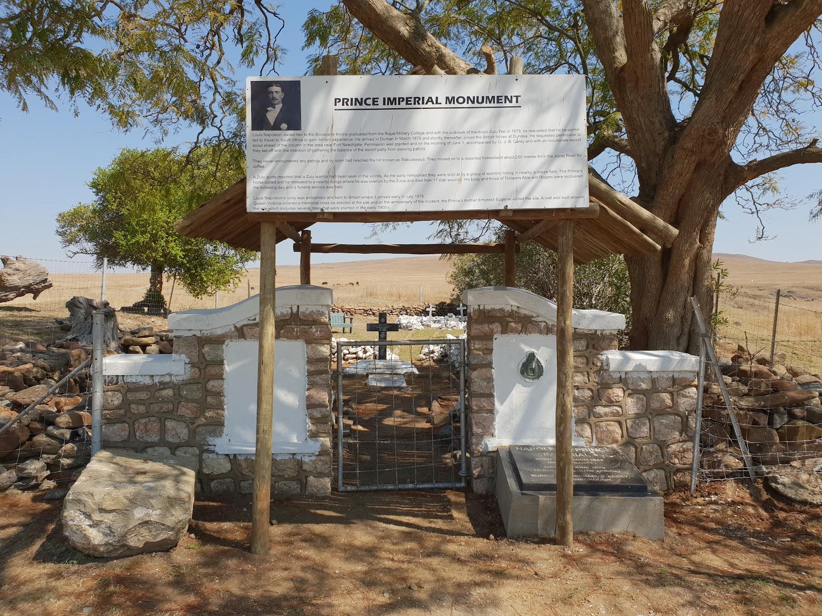Mémorial du Prince impérial en Zululand, 1880