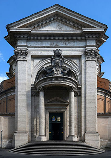 Église Sant?Andrea al Quirinale et sa coupole.