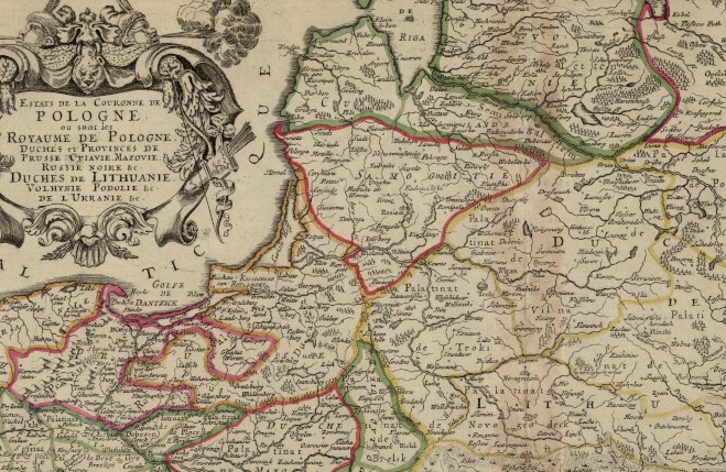 Carte de la Pologne  (Nicolas et Guillaume Sanson, 1679)