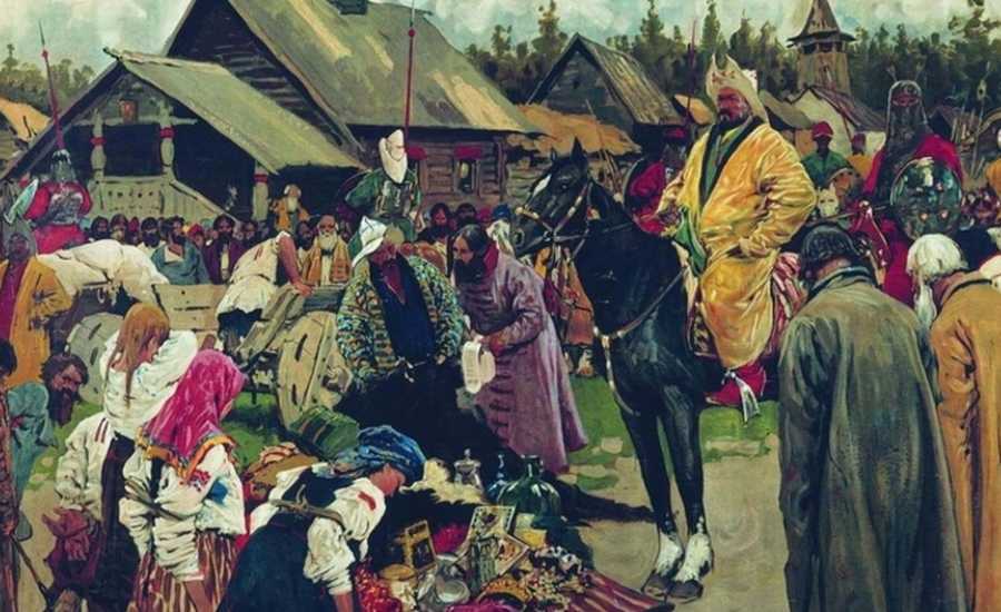 Un collecteur d'impôt mongol, Sergeï Ivanov (1908)