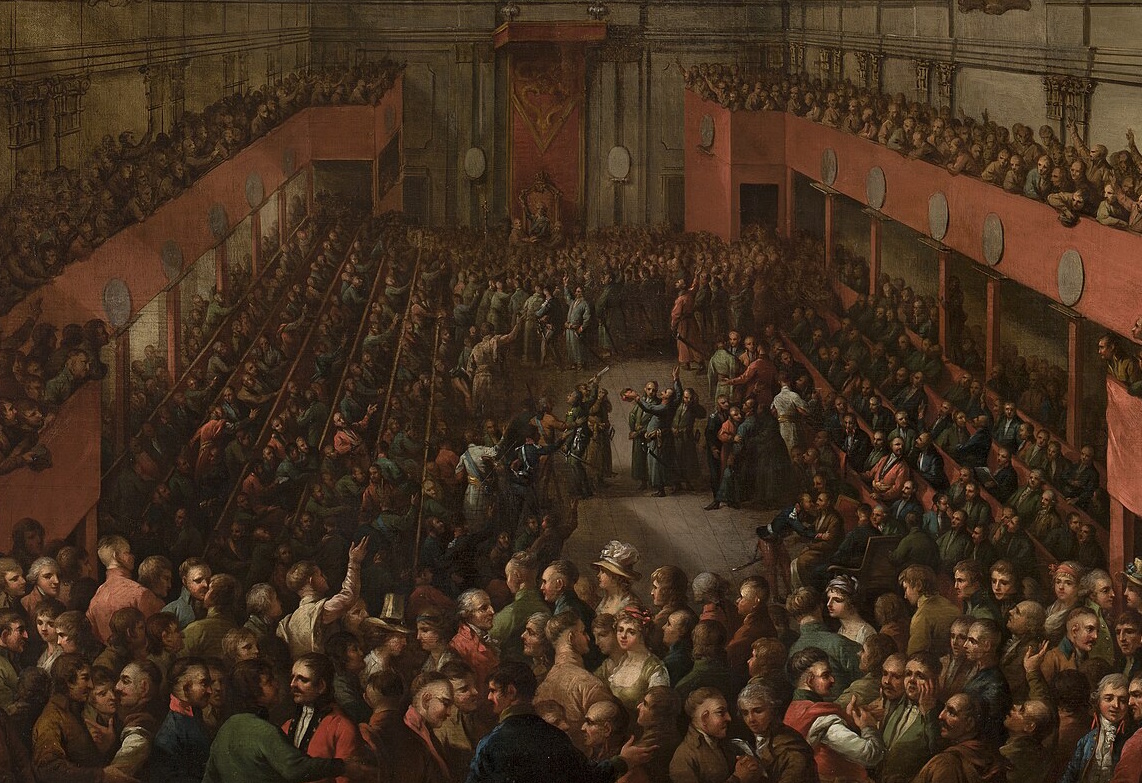 Adoption de la Constitution polonaise le 3 mai 1791 (Kazimierz Wojniakowski, 1806)