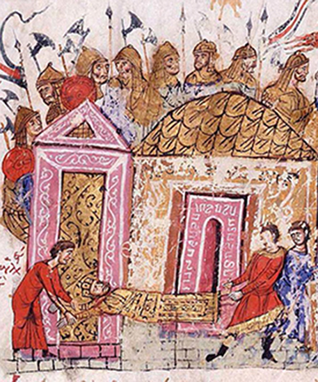 Gardes varègues, chronique de John Skylitzes, XIe siècle.