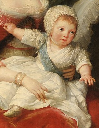 Le bébé en mouvement (détail).