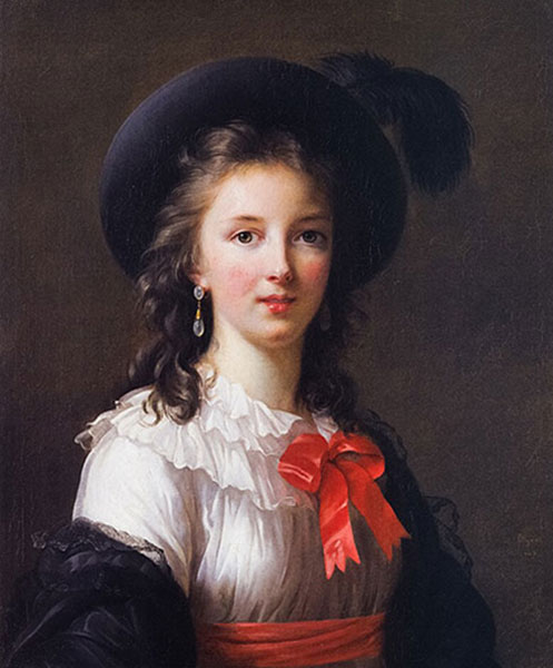 Élisabeth Louise Vigée-Lebrun, Autoportrait, vers 1781, Texas, Kimbell Art Museum. Agrandissement : Jean-Baptiste-Pierre Lebrun, Autoportrait, vers 1795, Collection privée.