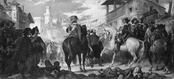 Prise de Saverne, 19 juin 1606, Eugène Deveria, 1837, Château de Versailles.