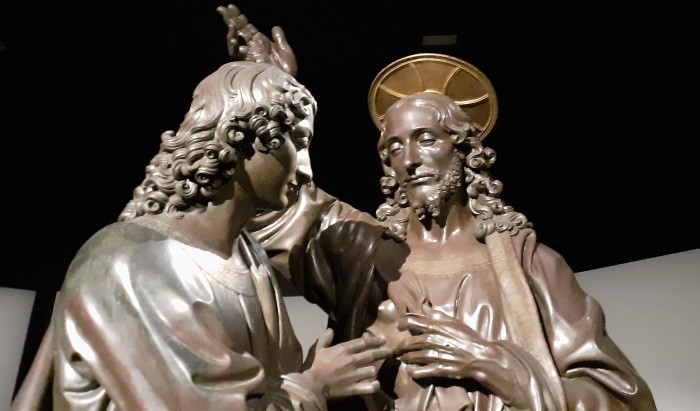 Andrea del Verrocchio, Le Christ et saint Thomas ou L'Incr&eacute;dulit&eacute; de saint Thomas, Florence, Orsanmichele