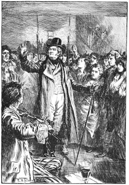 Mystères de la police et du crime, par Arthur Griffiths, vers 1900 : p. 353 : Vidocq arrête la musique ! Agrandissement : Affiche du film Vidocq, réalisé par Jean Kemm (1922-1923).