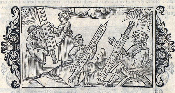 Olaus Magnus (1490-1557), Historia de Gentibus Septentrionalibus (Histoire des peuples du Nord), gravure sur bois, 1555 (&copy; Nasjonalbiblioteket d?Oslo).