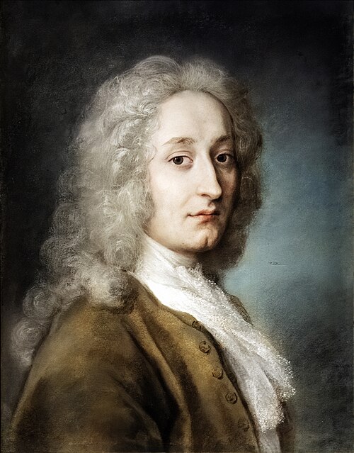 Portrait d'Antoine Watteau vers 1720 (Rosalba Carriera, Couvent de Sainte Catherine, Trévise, Italie)