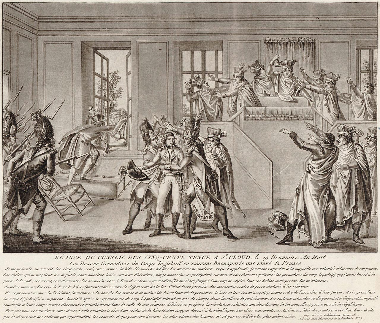 Coup d'État de Brumaire, par Morret