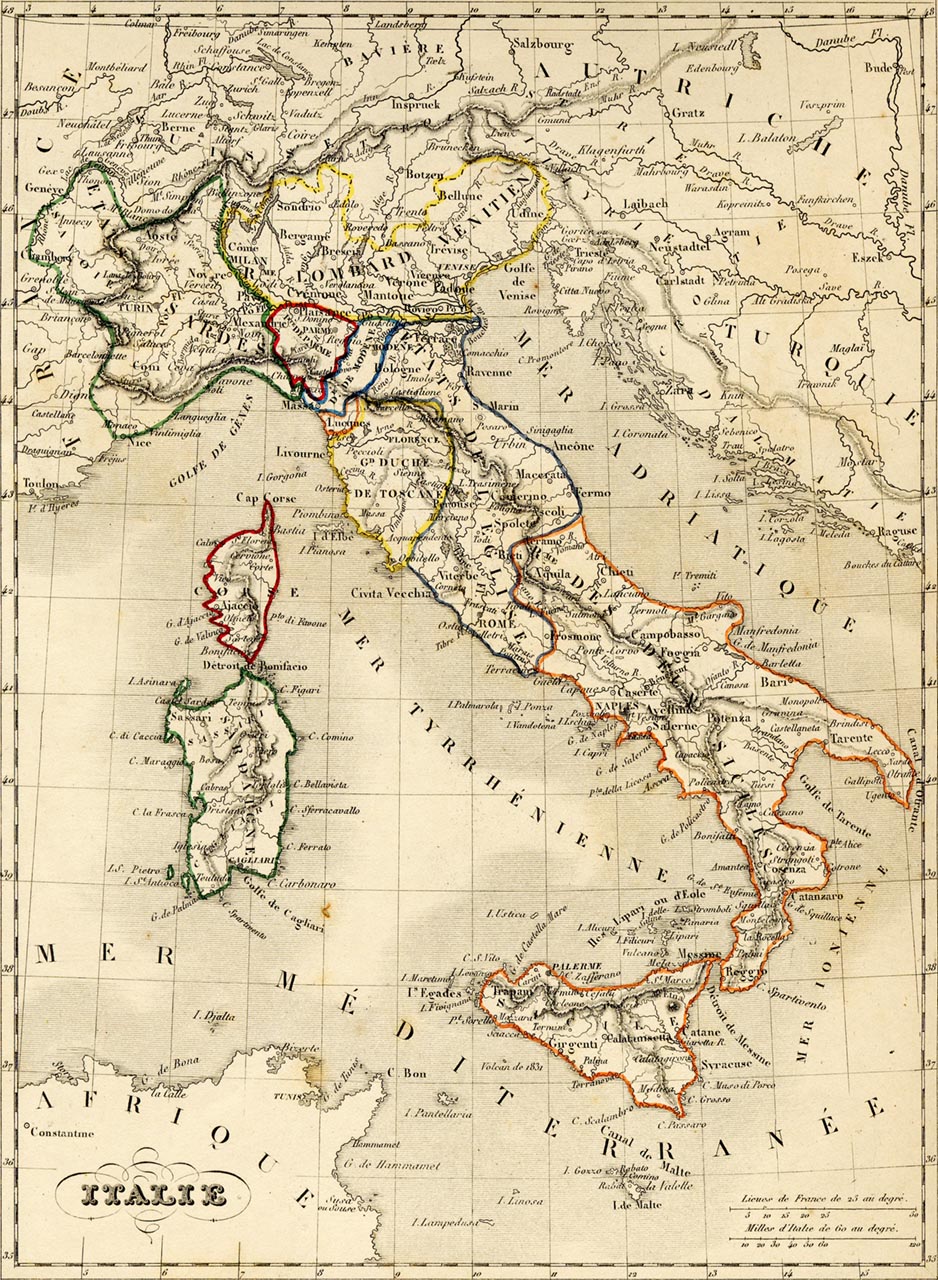 L'Italie en 1843