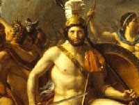 L&eacute;onidas aux Thermopyles (1814, Louis David, mus&eacute;e du Louvre)