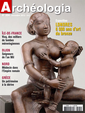<b>Archéologia</b>, Mensuel N&deg 504, Novembre 2012, 6&euro;
