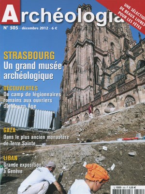 <b>Archéologia</b>, Mensuel N&deg 505, Décembre 2012, 6&euro;