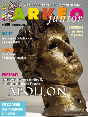 <b>Arkéo junior (7-14 ans)</b>, Mensuel N&deg 200, Octobre 2012, 5,50&euro;