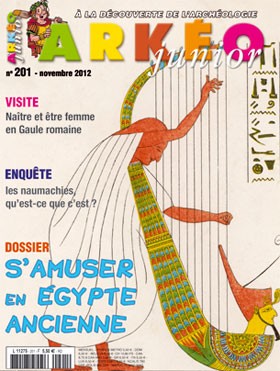 <b>Arkéo junior (7-14 ans)</b>, Mensuel N&deg 201, Novembre 2012, 5,50&euro;