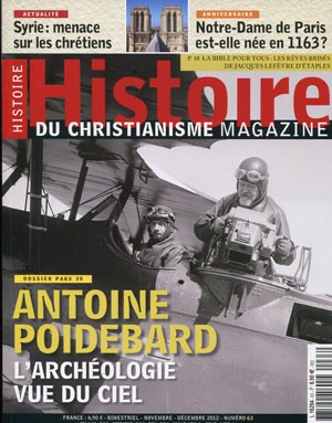 <b>Histoire du christianisme</b>, Bimestriel N&deg 63, Novembre-Décembre 2012, 6,90&euro;