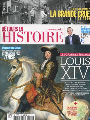 <b>Détours en Histoire</b>, Trimestriel N&deg 1, été 2013, 4,90&euro;