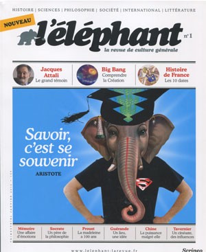 <b>L'éléphant</b>, Trimestriel N&deg 1, Janvier 2013, 15&euro;