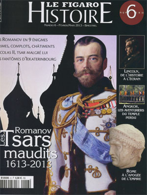 <b>Le Figaro Histoire</b>, Bimestriel N&deg 6, Février-Mars 2013, 6,90&euro;