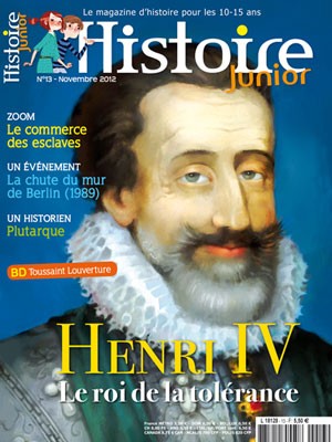 <b>Histoire Junior (10-15 ans)</b>, Mensuel N&deg 13, Novembre 2012, 5,50&euro;