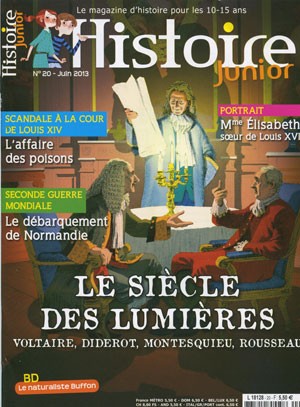 <b>Histoire Junior (10-15 ans)</b>, Mensuel N&deg 20, Juin 2013, 5,50&euro;