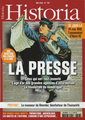 <b>Historia</b>, Mensuel N&deg 797, Mai 2013, 5,50&euro;