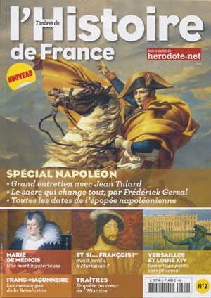 <b>Les timbrés de l'Histoire de France</b>, Bimestriel N&deg 2, Avril-Mars 2013, 4,90&euro;