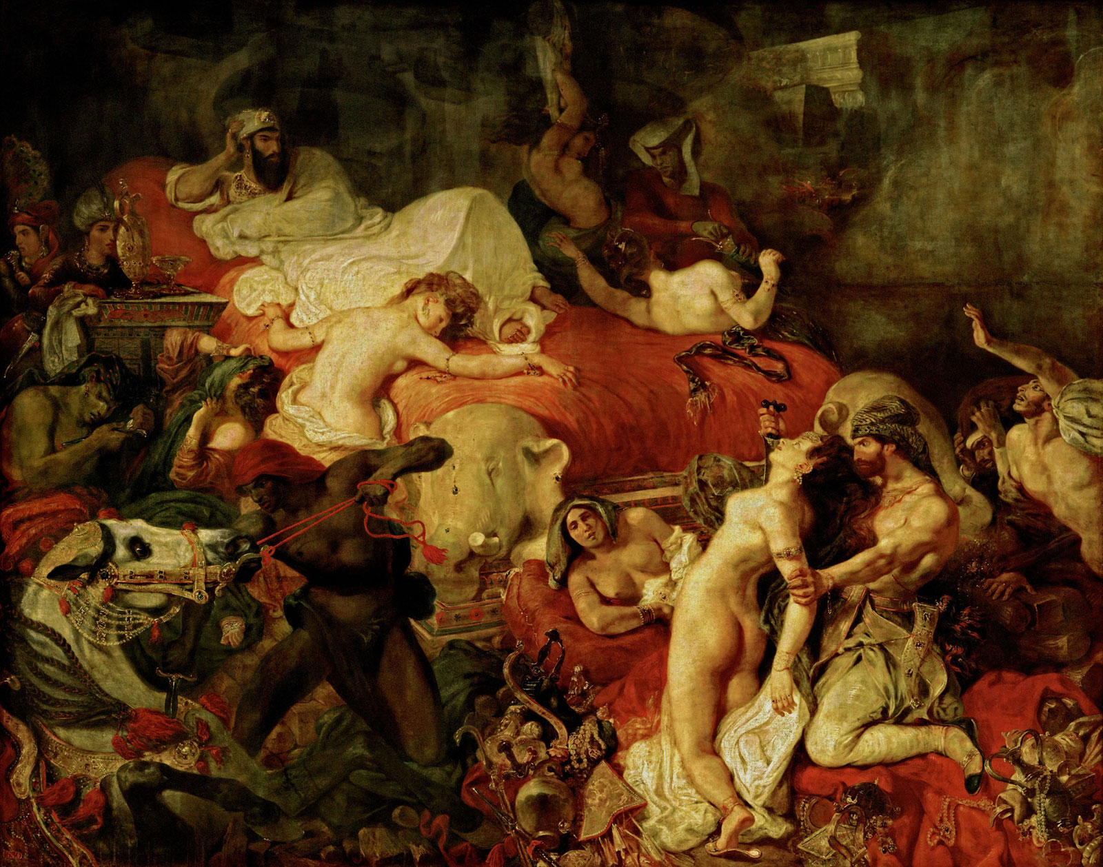 Eugène Delacroix, La Mort de Sardanapale, 1827, Paris, musée du Louvre